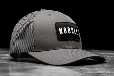 Nobull Curved-Brim Trucker Women's Hats Deep Grey | Australia (DL1064)